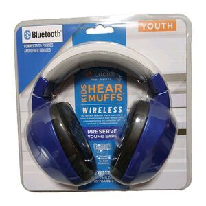 Lucid Kids Hear Muffs, 5-10 Yrs. Old, Wireless Preserve Youth Hearing New